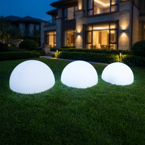 Lampe LED décorative suspendue en forme de demi-sphère, multicolore, télécommandée, étanche IP54, pour l'extérieur, idéale pour le <span class=keywords><strong>Nouvel</strong></span> <span class=keywords><strong>An</strong></span> - Product Image 2