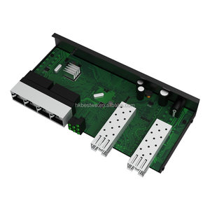 Convertidor de Medios OEM 2G4E de Fibra a Ethernet, 2xSFP 4xRJ45, Switch de Fibra Ethernet 10/100/1000 Base-Tx a 1000Base-FX - Product Image 6