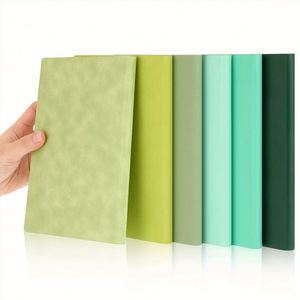 Logo MOQ 100pcs Mini A5 Polyurethane Leather Deluxe Edition Soft Cover Notebook Diary <b>Book</b> - Product Image 1