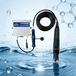 Kit de capteur ORP sans fil LoRaWAN ZONEWU, sonde de qualité de l'eau pour les processus industriels et les systèmes d'eau circulante - Product Image 1