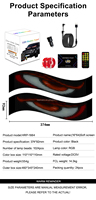 SUV pare-brise arrière décoratif lampe d'avertissement dynamique diable oeil lumière voiture autocollant LED pour camion voiture avant éclairage accessoires