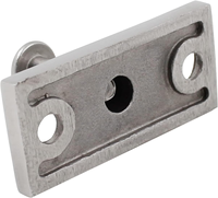 Nouvelle fixation de charnière de pont pour bimini en acier inoxydable 316, quincaillerie marine pour guide-cordage