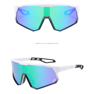 Lunettes de soleil de vélo HRD pour hommes et femmes, lunettes de cyclisme polarisées UV400 à monture complète en polycarbonate, lunettes de protection <span class=keywords><strong>KINGSEVEN</strong></span> - Product Image 2
