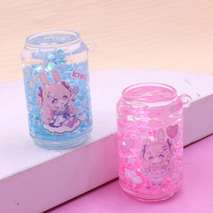 Nouveau porte-clés personnalisé en acrylique avec coque <span class=keywords><strong>de</strong></span> boisson, fait main, en matériau fluide <span class=keywords><strong>de</strong></span> <span class=keywords><strong>chanvre</strong></span>, coque <span class=keywords><strong>de</strong></span> sable fluide et d'huile - Product Image 3