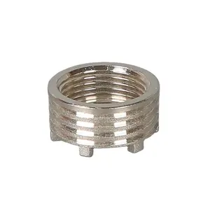 LK-4-601 (1/2) hochwertige <span class=keywords><strong>Messing</strong></span> rohr Innengewinde Einsatz <span class=keywords><strong>Fitting</strong></span> mit Ver chrom ung - Product Image 1