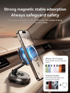 Support de téléphone magnétique OEM personnalisé pour voiture, ventouse de 70 mm, aimant métallique N52 pour tableau de bord, pare-brise, camion - Product Image 3