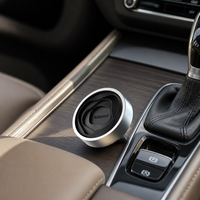 Diffuseur d'air de voiture en alliage d'aluminium TopOne à clipser, aromathérapie avec cœur de parfum 3D, désodorisant longue durée, logo personnalisé