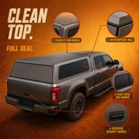 Couverture de benne rigide en aluminium pour Ford F150 Tremor Overland Highway, toutes saisons, OEM ODM