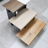Marches d'escalier modernes REGAL en WPC/SPC, imperméables, antidérapantes, à âme creuse, pour escaliers intérieurs d'appartement, taille personnalisée