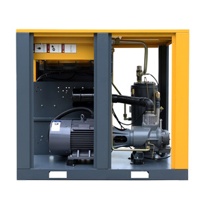低騒音30kw 40kw三相空冷潤滑スクリュー駆動ロータリースクリューコンプレッサー37kw 50hp 25hp可変エアモーターベアリング - Product Image 6
