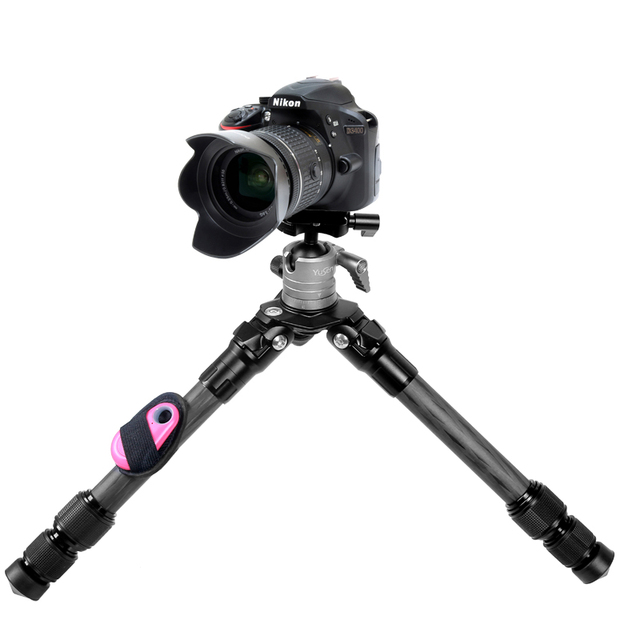 Carbon Fiber Light Weight Travel Tripod Professional Dslr Video Equipment Camera Tripod Stand for Phone