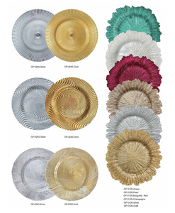 Plato de <span class=keywords><strong>cena</strong></span> de cristal <span class=keywords><strong>para</strong></span> restaurante, plato de <span class=keywords><strong>cena</strong></span> debajo de la placa de oro transparente con cuentas, cargador <span class=keywords><strong>para</strong></span> decoración de boda - Product Image 6