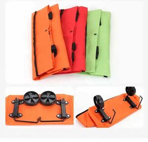 Lightweight Supermarket <b>Carts</b> Reusable <b>Foldable</b> Collapsible Shopping Trolley Bags Folding Grocery Storage Bag With Wheels - Product Image 4