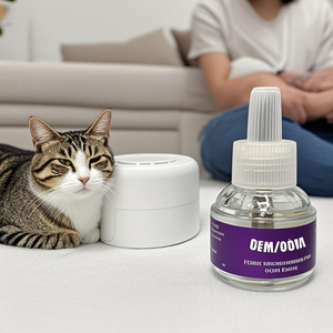 Oimmal EU Plug Kit de diffuseur de phéromones pour chat Safe Premium Pet Calming Pheromone Diffuser Kit pour chats Soulagement de l'anxiété de séparation - Product Image 3