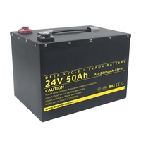 Paket Baterai LiFePO4 Terbaik Baru 24V 36V 48V 50Ah 60Ah 70Ah 80Ah 100Ah untuk Solar RV Marine Golf Carts Robot AGV