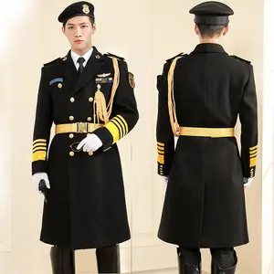 High Quality National Guard Dress Uniform Security Guard Officer Uniform Warm Up Jackets Coats