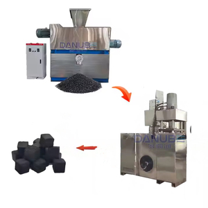 Nuevo tipo de máquina de fabricación de carbón de aserrín de madera, línea de máquina formadora de carbón de briquetas - Product Image 1