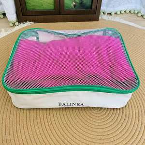 Portable coton emballage Cube grande capacité emballage Cubes mode trousses de toilette pour femmes hommes voyage en plein air - Product Image 5