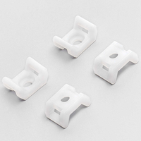 Attache-câble en nylon pour fixation sur carte PCB, pince à fil en Nylon66 UL94 V-2, support de câble à visser sur circuit imprimé, isolation PA66, RoHS, blanc