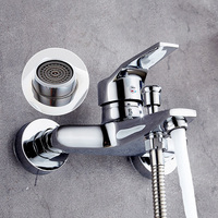 Usine en gros et au détail In-mur en acier inoxydable salle de bain baignoire douche robinet