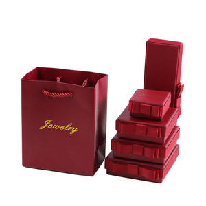 Multipack Bracelet Necklace Earring Pendant Jewelry Gift Box Heaven and Earth Cover High End Gift Box With Bow - Product Image 5