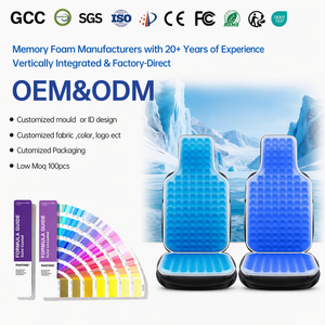 Coussin de siège ergonomique en gel, nouveau design OEM/ODM, imperméable, soulagement du coccyx, pour chaise de bureau, haute qualité certifiée, pour voiture - Product Image 2