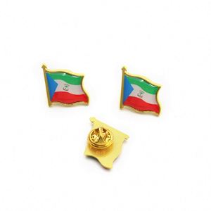 Broche de Aleación Personalizado con Forma de Bandera y Cierre de Mariposa para Actividades - Product Image 1