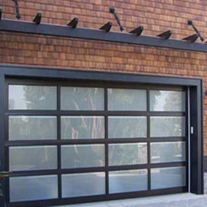 Portes <span class=keywords><strong>de</strong></span> <span class=keywords><strong>garage</strong></span> motorisées modernes en verre et aluminium antivol - Product Image 3