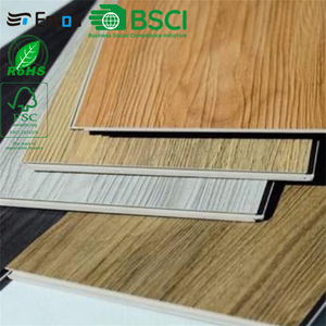 Kết cấu gỗ SPC Vinyl ván sàn với ixpe <span class=keywords><strong>Pad</strong></span> dập nổi bằng gỗ bấm vào khóa mặc kháng cho siêu thị & phòng tập thể dục ứng dụng - Product Image 3