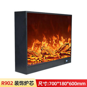 Бытовая декоративная электрическая вставка для камина со светодиодным дисплеем, класс энергоэффективности, настраиваемый размер - Product Image 6