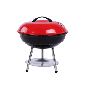 14 Inch Portable Charcoal <strong>Grill</strong> with 3 Point Locking Lid and Dual Venting System for Camping Backyard <strong>Boat</strong> Outdoor BBQ - Product Image 3