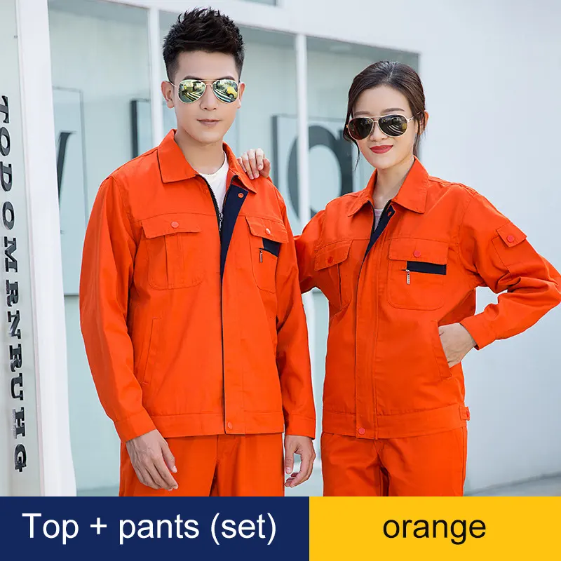 Best Selling Work Uniform Design Women Safety Work Suits Fabric Working Clothes