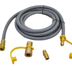 Manguera de Gas para RV con Conectores Rápidos de 3/8, Tubería Flexible de Acero Gris para Conexión de Entrada de Agua para RV - Product Image 5
