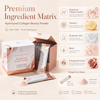 Poudre de collagène de melon pour le visage, blanchissante, multi-saveurs, pour adultes, OEM ODM, qualité supérieure