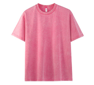 Camiseta Unisex de Alta Calidad OEM, Lavada al Ácido, Estilo Vintage, 100% Algodón, Oversize, Streetwear, Impresión DTG Personalizada, Anti-Pilling, 250 Gsm - Product Image 5