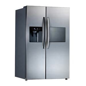 Réfrigérateur à multiportes en aluminium 550L, réfrigérateur latéral, avec machine à glace et mini bar à vendre - Product Image 2