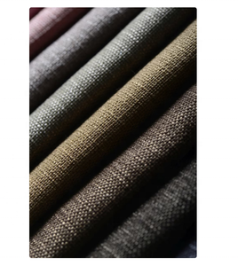 100% Tissu de rideau en lin occultant pour chambre à coucher avec poche à <span class=keywords><strong>tringle</strong></span> - Product Image 1