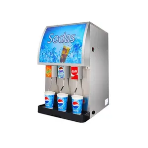 Máquina dispensadora de soda de Venta caliente Máquina dispensadora de bebidas carbonatadas con fuente de soda de la mejor calidad