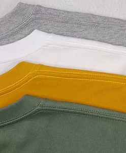 T-shirt en coton épais 100 % coton, manches courtes, couleur unie, coupe oversize unisexe, 280 grammes, marque privée, vente en gros - Product Image 6