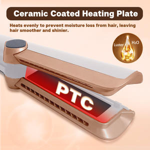 Plaques en céramique à prix compétitif avec contrôle de température réglable <span class=keywords><strong>pour</strong></span> un lissage des <span class=keywords><strong>cheveux</strong></span> lisse et brillant - Product Image 5