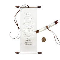 Carte d'invitation de mariage personnalisée de luxe, style vintage, avec design élégant à pompon, impression typographique, papier fantaisie, finition gaufrée