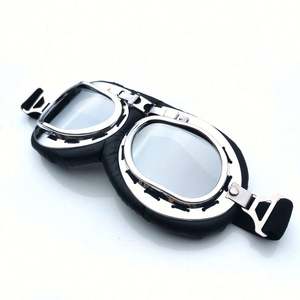 Wholesale Retro Unisex Windproof Motorcycle Goggle <b>Glasses</b> <b>Motorbike</b> Pilot Steampunk Goggles Sunglasses - Product Image 4