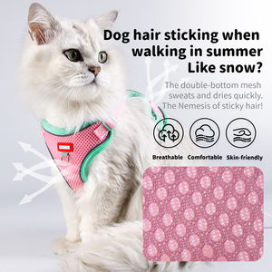 Grosir murah garis reflektif bersirkulasi <span class=keywords><strong>Harness</strong></span> kucing dan tali - Product Image 4