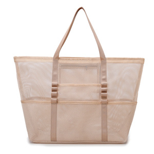 Summer Large Handbag for Girls New Polyester Travel <b>Bag</b> Lightweight 20-35L Breathable Large-Capacity Fitness Sports <b>Bags</b> Tanjing - Product Image 1