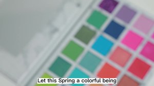 Tùy Chỉnh OEM Cầu Vồng Cổ Điển Vegan Bóng Mắt Pan Sáng Sinh Thái Thân Thiện Với Eyeshadow Palette Đầy Màu Sắc Eyeshadow Palette - Product Image 6