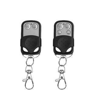 4ch 433Mhz Leren <span class=keywords><strong>Code</strong></span> Draadloze Rf Afstandsbediening Met Sleutelhanger Voor Garagedeur Poort Barrier Sloten (Plastic & Metaal) - Product Image 1