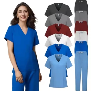 Tenues d'infirmière souples unisexes, uniformes d'hôpital pour hommes et femmes, blouses chirurgicales pour médecins - Product Image 4