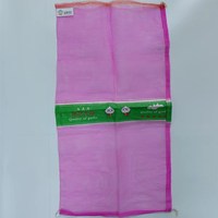 Fabrieksgemaakte 15kg 25kg PE geweven Leno-gaasnetzak voor vers fruit, brandhout, aardappel, gember, ui, groente, wortel opslag