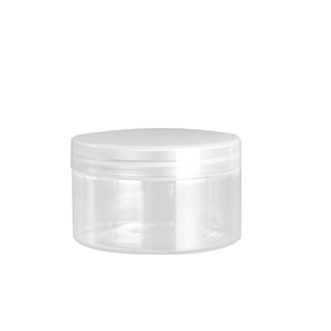 Pot rond transparent en PET de 250 ml (8 oz) avec couvercle à vis, conteneur en plastique vide <span class=keywords><strong>pour</strong></span> baume, pommade, <span class=keywords><strong>cire</strong></span>, beurre, emballage cosmétique DIY - Product Image 5