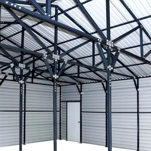 Abri <span class=keywords><strong>de</strong></span> jardin double en métal robuste et verrouillable avec portes à double battant extra larges pour voitures, camions et équipements <span class=keywords><strong>de</strong></span> jardin - Product Image 6